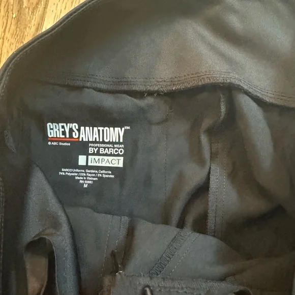 NWT Grey's Anatomy IMPACT by Barco 2 way stretch scrub pants Gardenia California - Picture 8 of 10